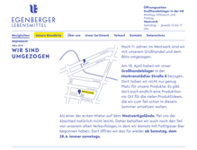 Tablet Screenshot of egenberger-lebensmittel.de